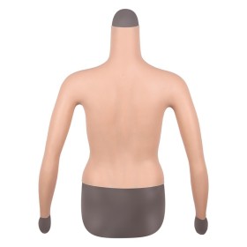 Buste poitrine silicone manches longues