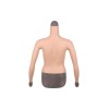 Buste poitrine silicone manches longues