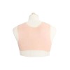 Buste faux seins, poitrine volumineuse, encolure ronde