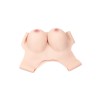 Buste faux seins, poitrine volumineuse, encolure ronde
