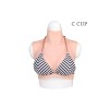 Buste faux seins prix discount, col haut