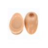 Fausse poitrine en silicone, en forme de goutte d'eau
