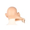 Masque réaliste en silicone tête pleine, avec plastron