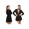 Minirobe en mousseline avec ceinture en cuir F150