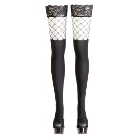 Bas autofixants opaques noir - Cotelli Legwear