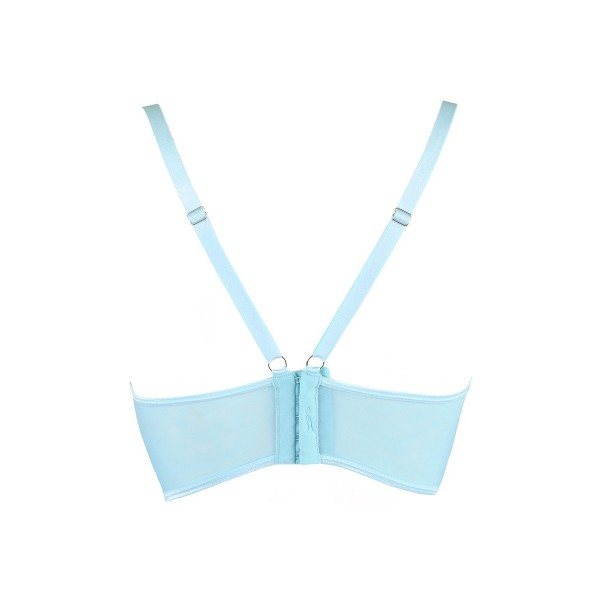 Soutien-gorge dentelle bleu V-10121 - Axami