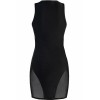 Robe moulante noire V-10619 - Axami