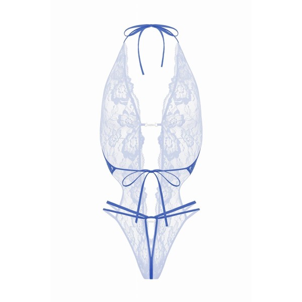 Body string ouvert Renee bleu - Christine