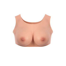 Buste seins réaliste couleur peau claire Taille S Bonnet C - CC730014019403