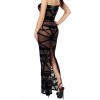Robe longue Bondesque épaules dénudées F358