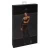 Jupe longue fendue Bondesque F360 - Noir Handmade