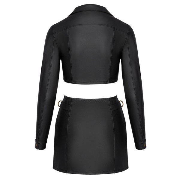 Ensemble top et jupe courte noir - Cottelli PARTY