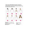 Masque féminin en silicone tête complète