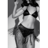 Jupe glamour à franges ornée de strass - Mapalé