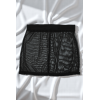 Jupe noire en résille transparente Maya 