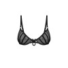 Aurorium demi-soutien-gorge noir