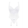 Corset et string blanc Amor Blanco