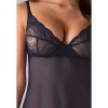 Nightly Blue nuisette et string - Bleu