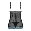 Amanta Babydoll - Noir et Turquoise