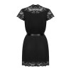 810-PEI-1 Peignoir - Noir