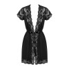 810-PEI-1 Peignoir - Noir