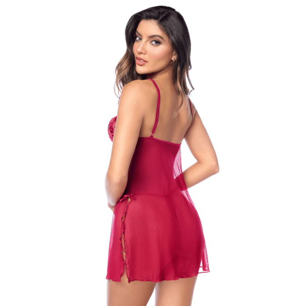 Babydoll Mapalé romantique avec string 
