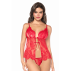 Babydoll Mapalé espiègle avec string à nouer 