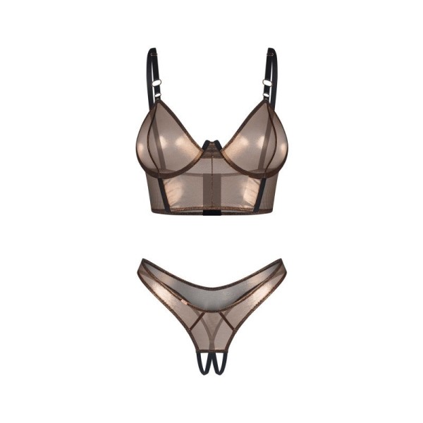 Soranna top et string ouvert