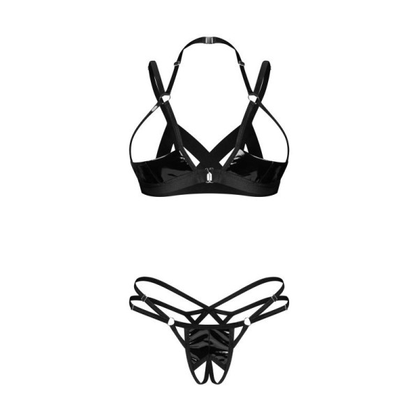 Keira Lise ensemble lingerie ouvert noir