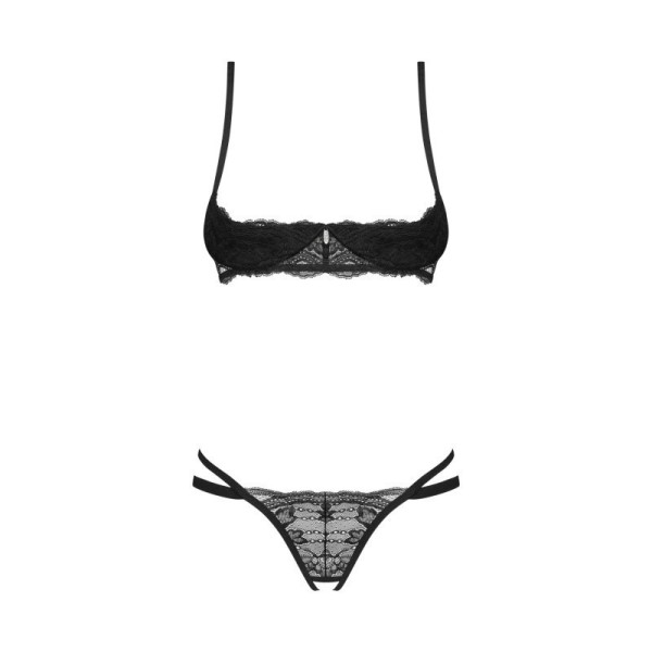 Nutris ensemble ouvert 2 pièces - Noir