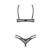 Euridia ensemble ouvert 2 pièces - Noir