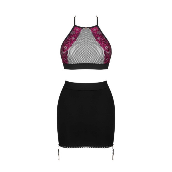 Rosenty ensemble Top et Jupe - Noir