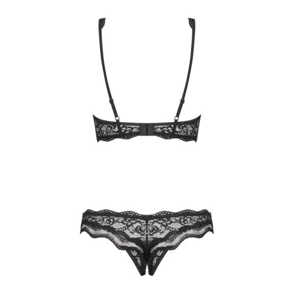 Luvae Ensemble ouvert 2 pcs  - Noir