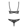Letica Ensemble ouvert 2 pcs  - Noir