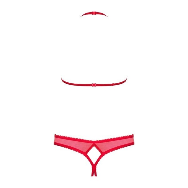 870-SEC-3 Ensemble ouvert 2 pcs - Rouge
