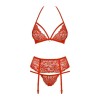 838-SEG-3 Ensemble 3 pcs - Rouge