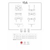 Frivolla Ensemble 4 pcs - Noir