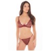 Ensemble 2 pièces  avec soutien-gorge à armatures et string dentelle 