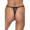 String ouvert Fleur brodée