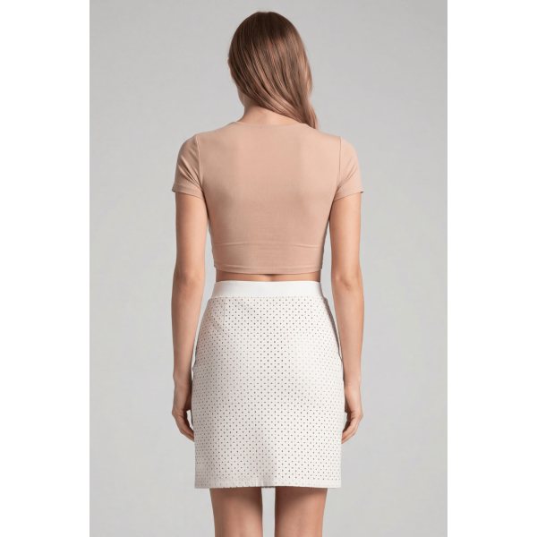 Jupe longue blanche Natacha  Be lily Mode