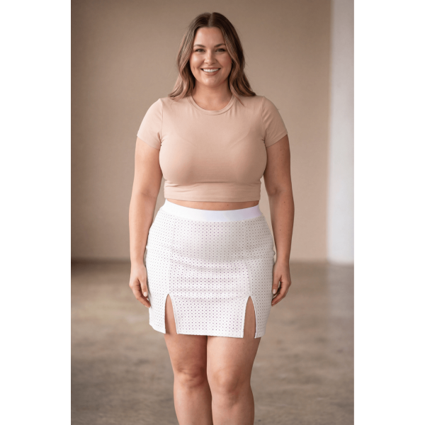 Jupe longue blanche Natacha  Be lily Mode