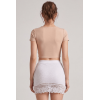 Jupe courte blanche Camélia  Be lily Mode