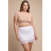 Jupe courte blanche Camélia  Be lily Mode