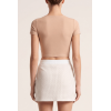 Jupe courte blanche Cassandra  Be lily Mode