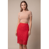 Jupe longue rouge Catalina  Be lily Mode