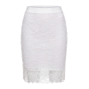 Jupe longue blanche Catalina  Be lily Mode