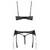 Ensemble lingerie ouverte noir - Cotelli Lingerie Cotelli lingerie