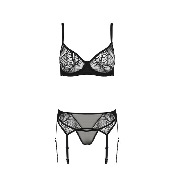 Ensemble à jarretelles Leafa - Passion ECO Collection Passion Lingerie