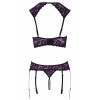 Ensemble lingerie ouverte violet - Cotelli Lingerie Cotelli lingerie