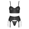 Ensemble lingerie 3 pièces avec porte-jarretelles - Cottelli PARTY Cotelli lingerie